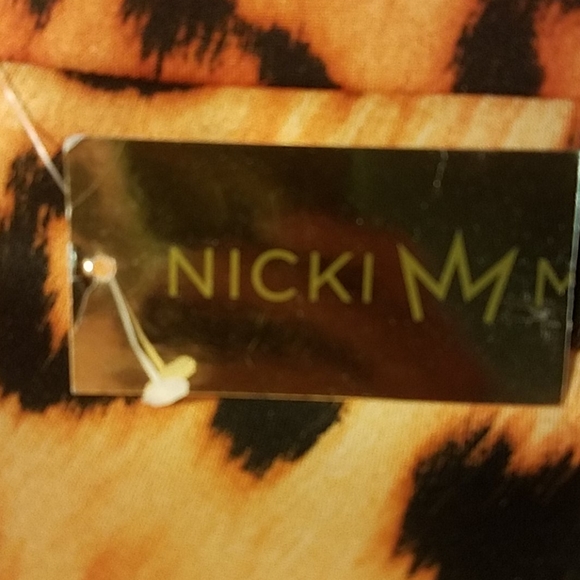 NWT Nicki Minaj Animal Print Leggings Size M - Picture 3 of 6